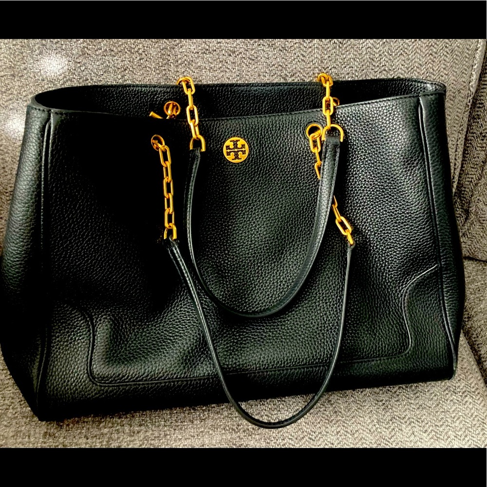 Tory Burch Pebbled Leather Tote